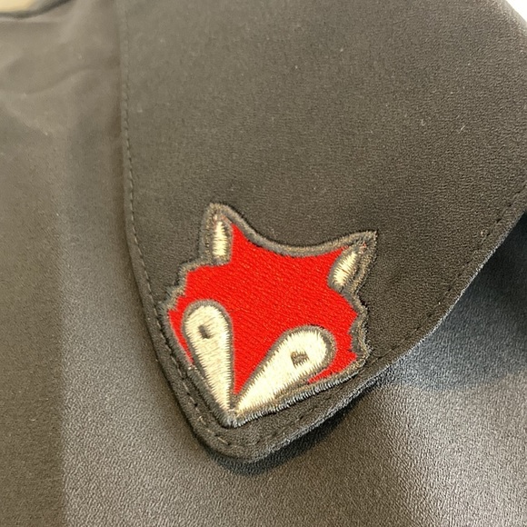 Modcloth/Royal Monk - Foxy As You Wanna Be Button-up Blouse XL Pin-up Goth Retro - Picture 6 of 16